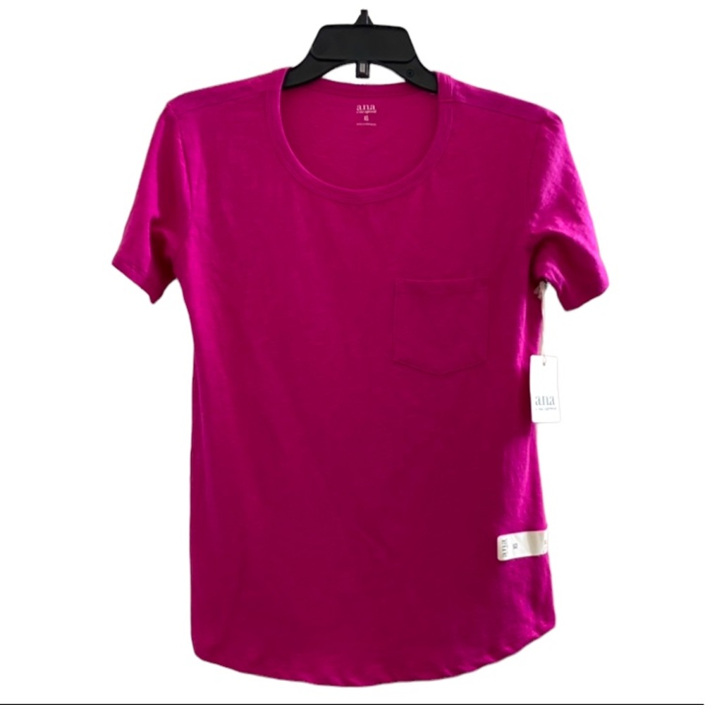 A.n.a Women’s Short Sleeve Pink Shirt XS